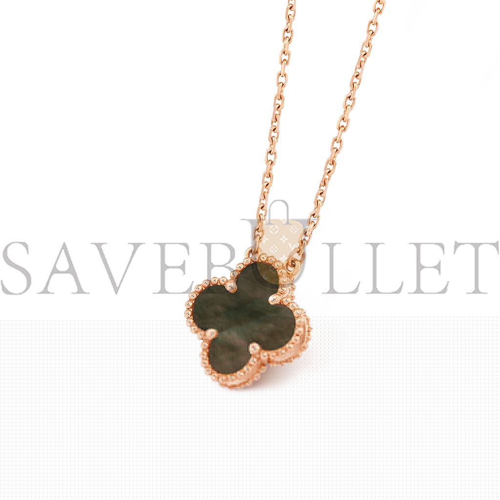 V*N CL*F arpels vintage alhambra pendant - rose gold, mother-of-pearl  vcarp4kk00